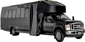 Ford LimoBus Wedding Limousine Transport Service, Holiday Lights, Holiday Window Displays Limo Tour, prom, anniversary, group transportation